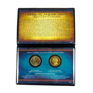 Great American Rare Coin Collection: 2007 Washington Presidential Golden & Proof